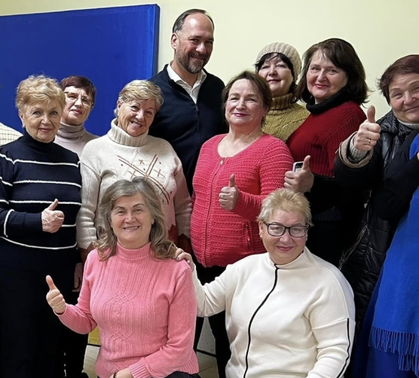 Розклад занять на цей тиждень для людей поважного віку у Терцентрі