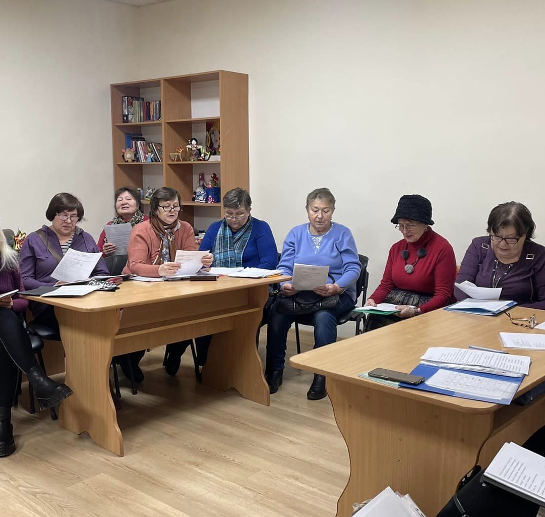 Розклад занять на цей тиждень для людей поважного віку у Терцентрі