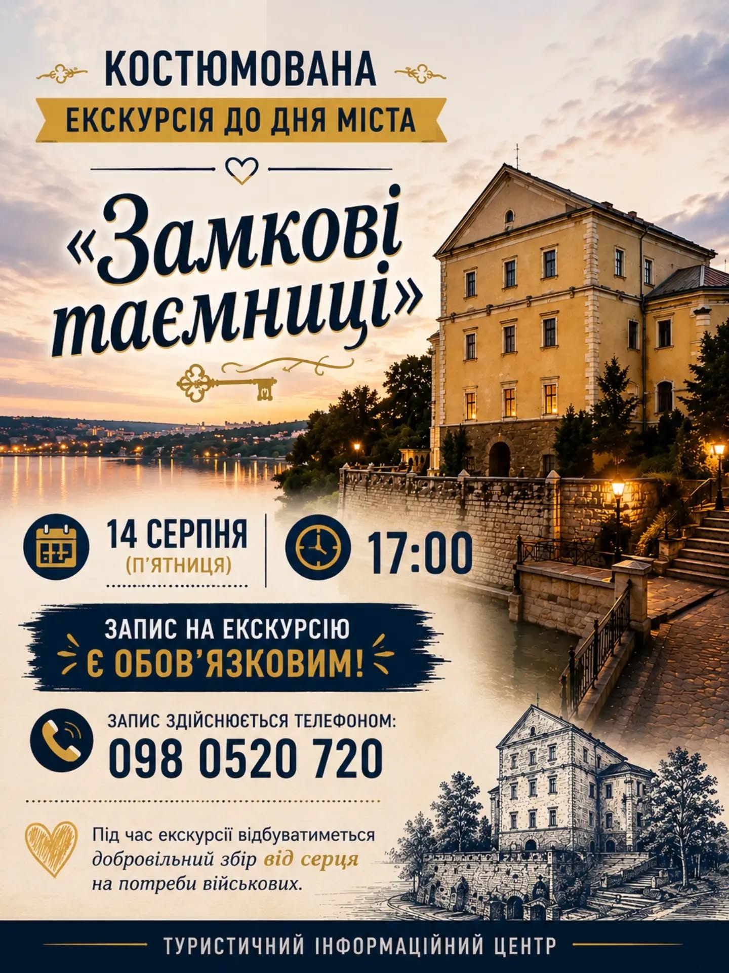 До Дня міста у Тернополі відбудеться благодійна костюмована екскурсія