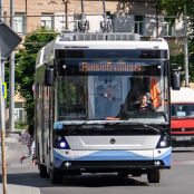 До Тернополя  прибули перші п’ять нових тролейбусів «Електрон»