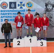 Самбісти з Тернополя здобули нагороди на всеукраїнському турнірі у Києві