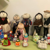 У тернопільській бібліотеці діє виставка ляльок-мотанок