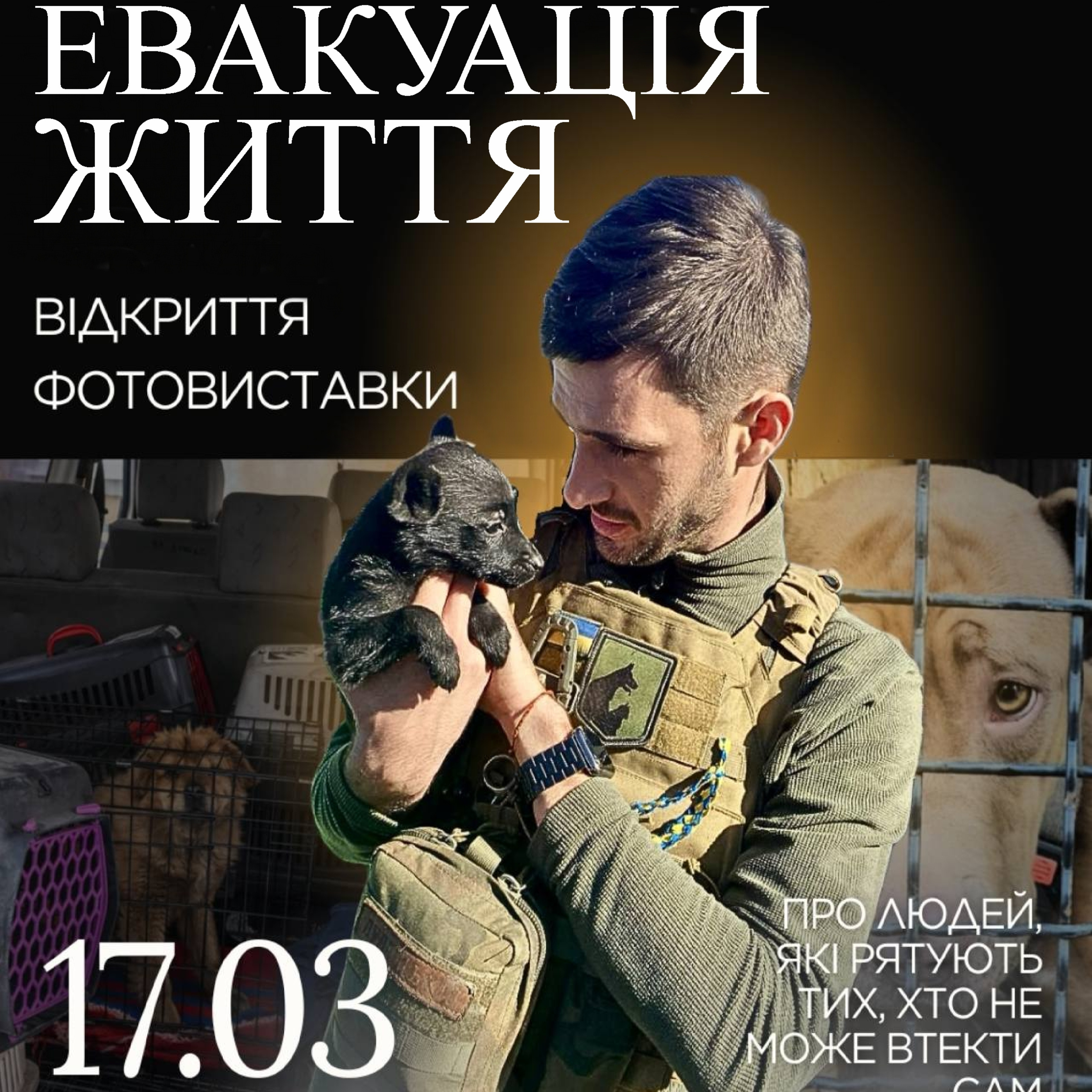 У Тернополі 17 березня відкриється фотовиставка про порятунок людей і тварин під час війни