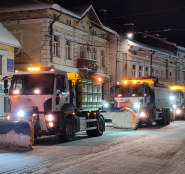 В ніч на 13 січня з центральних вулиць Тернополя вивезли 2200 м³ снігу