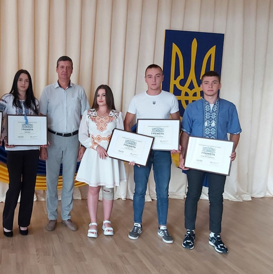 Учнів Тернопільського вищого професійного училища №4 ім. Михайла Паращука відзначили грамотами від Головнокомандувача ЗСУ