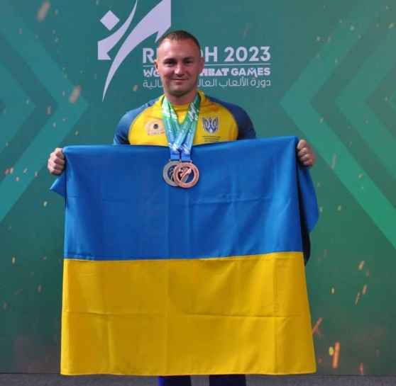 Тернополянин Вадим Стецюк здобув «срібло» та «бронзу» на Всесвітніх іграх єдиноборств-2023