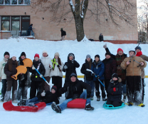 У Тернополі на спортивному майданчику відбулися «Зимові забави»