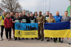 До Дня Національної гвардії України у Тернополі військовослужбовці 2 Галицької бригади організували благодійний забіг пам’яті полеглих захисників