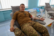 До Всесвітнього дня донора крові тернопільські нацгвардійці долучилися до благодійної акції