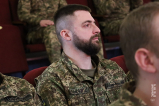 Академічний ансамбль Нацгвардії подарував гвардійцям Тернополя музику, яка лікує душу
