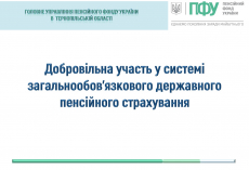 Добровільна участь у системі загальнообов’язкового  державного пенсійного страхування