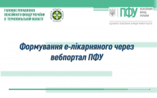 Формування е-лікарняного через вебпортал ПФУ