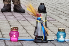 Військовослужбовці тернопільського підрозділу Національної гвардії вшанували памʼять жертв Голодоморів