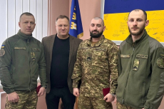 У Тернопільській обласній раді відзначили тернопільських нацгвардійців 2 Галицької бригади за службу на фронті.