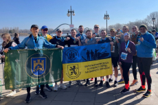 Галицькі гвардійці на «Десятці Незламності»: біг заради допомоги побратимам